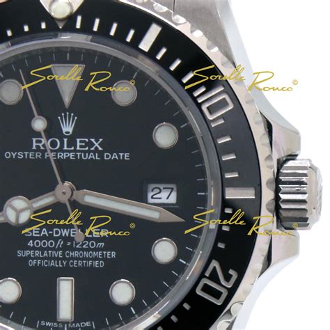 rolex sea-dweller ghiera ceramica|rolex sea dweller 4000.